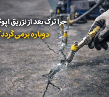 چرا ترک بعد از تزریق اپوکسی دوباره برمی‌گردد